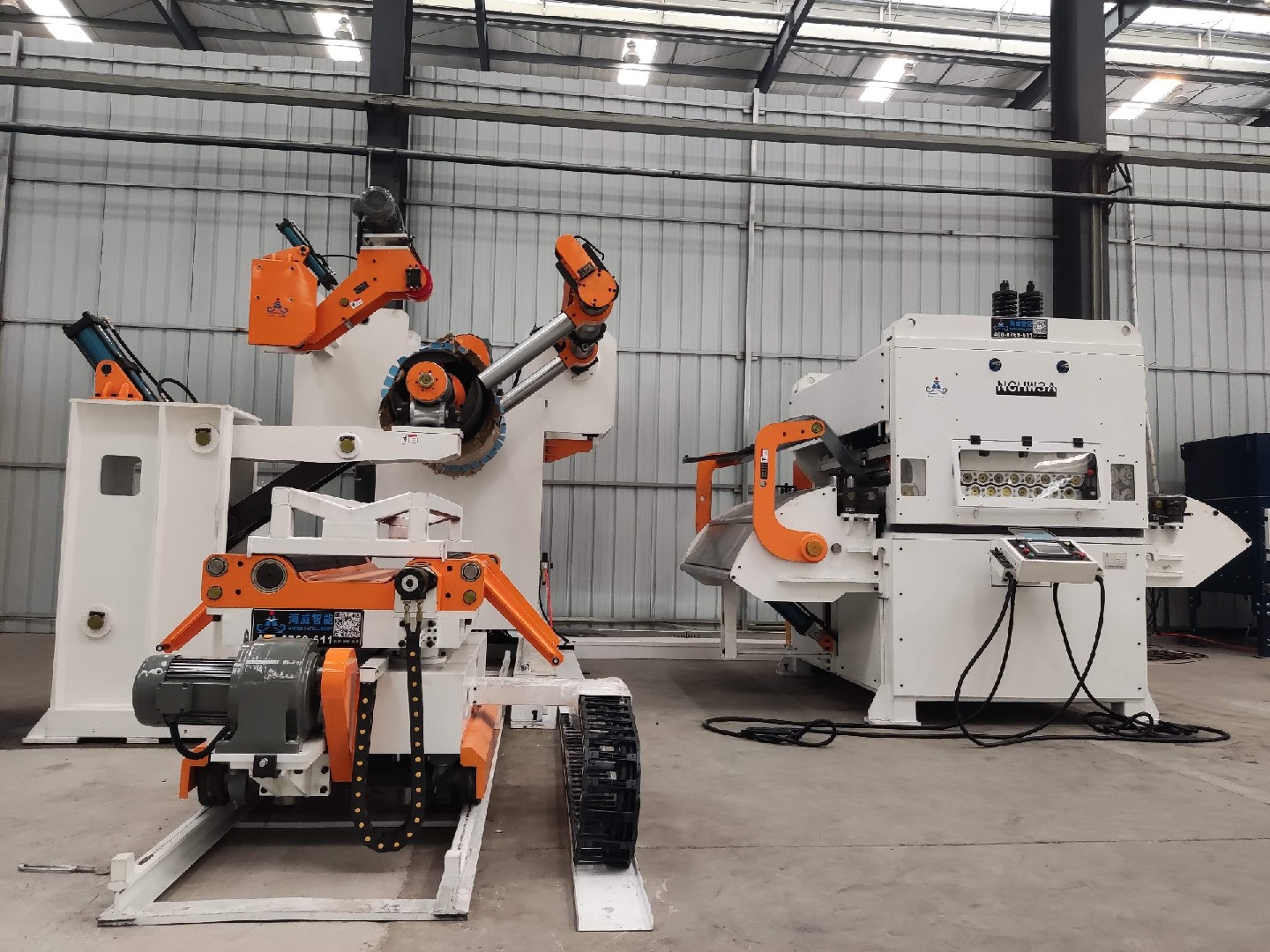 汽车行业6.0mm厚激光切割送料线